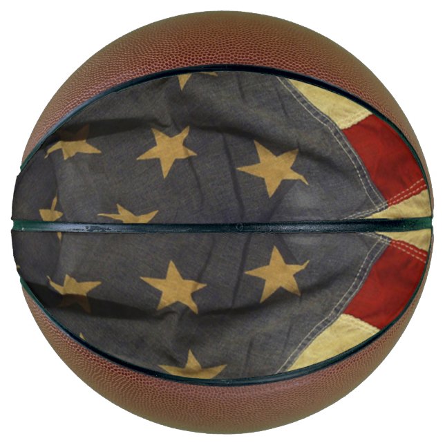 Balón De Baloncesto Bandera estadounidense (Anverso)