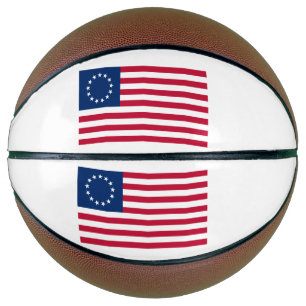 Balón De Baloncesto Bandera estadounidense de Betsy Ross