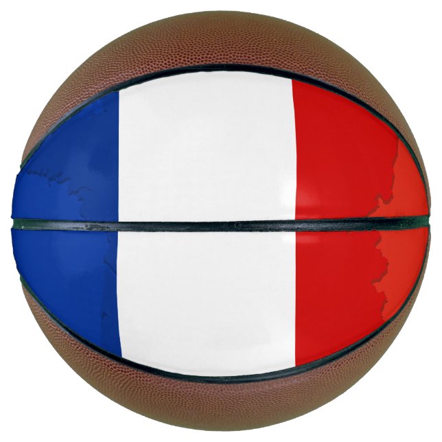 Balón De Baloncesto Bandera francesa (Anverso)