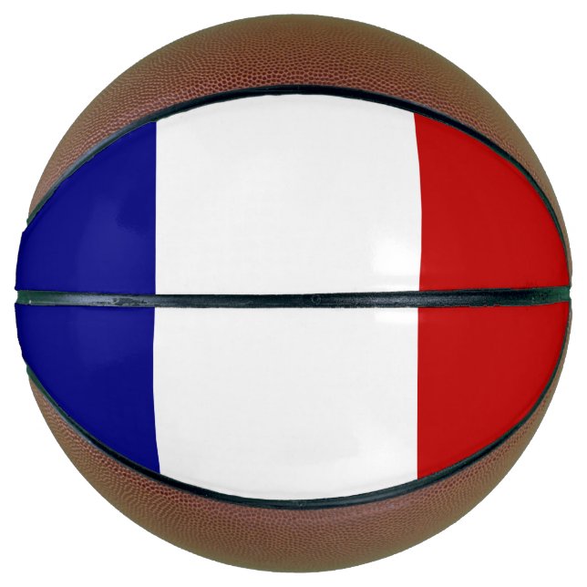 Balón De Baloncesto Bandera francesa (Anverso)