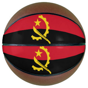 Balón De Baloncesto Bandera patriótica angoleña