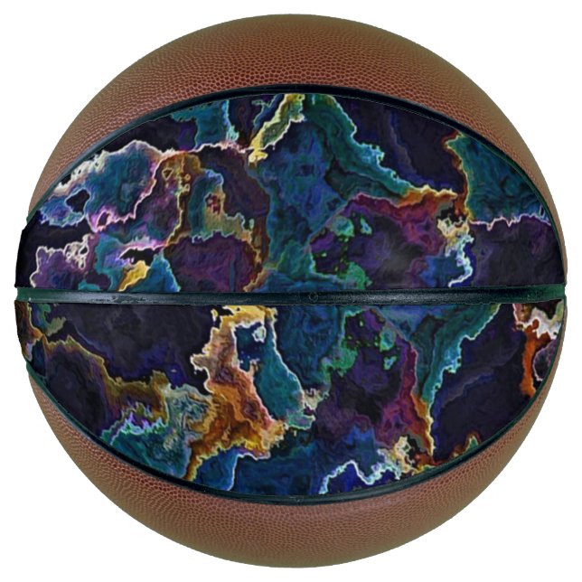 Balón De Baloncesto Barrido de petróleo (Anverso)