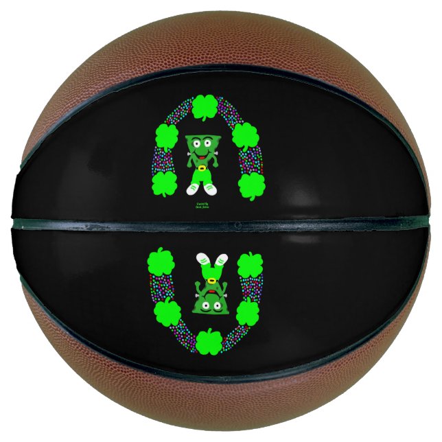 Balón De Baloncesto Basketball de St. Patrick's FrankenCheese (Anverso)