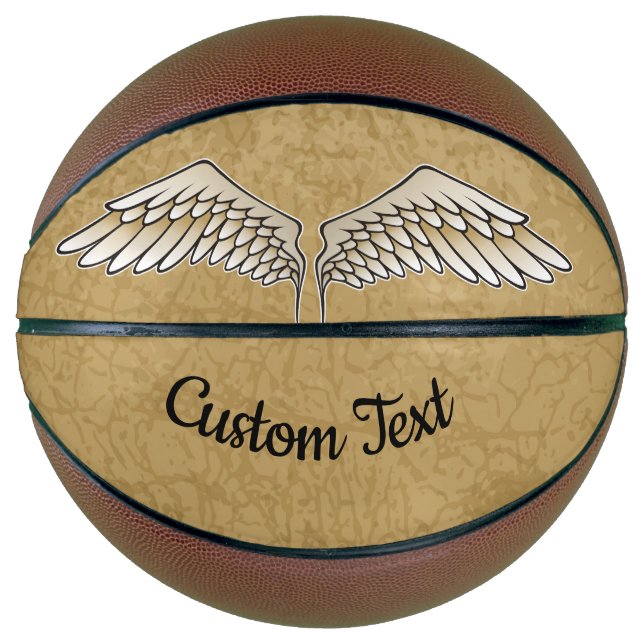 Balón De Baloncesto Beige Wings Basketball (Anverso)