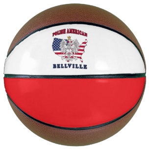 Balón De Baloncesto Bellville Texas Polaco Americano