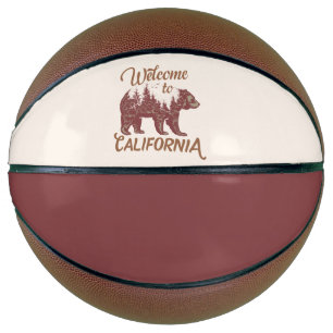 Balón De Baloncesto Bienvenidos a California Bear Forest