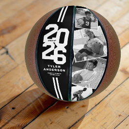 Balón De Baloncesto Black 2025 Graduation Senior 4 Photo