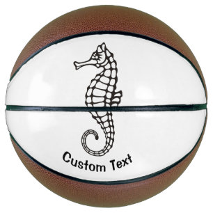 Balón De Baloncesto Caballo de mar negro