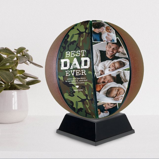 Balón De Baloncesto Camuflaje Mejor Papá Nunca 4 Foto (Subido por el creador)