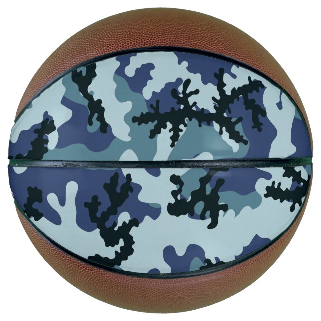 Balón De Baloncesto Camuflaje naval (Anverso)