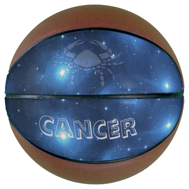 Balón De Baloncesto Cáncer transparente (Anverso)