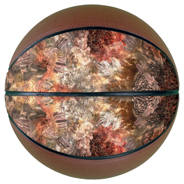 Balón De Baloncesto Capas de cristales con matiz rústico (Anverso)