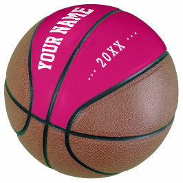Balón De Baloncesto Chicas Idea de regalo de cumpleaños nombre persona