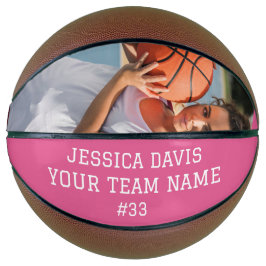 Balón De Baloncesto Chicas Rosa personalizado Baloncesto Para Las Muje