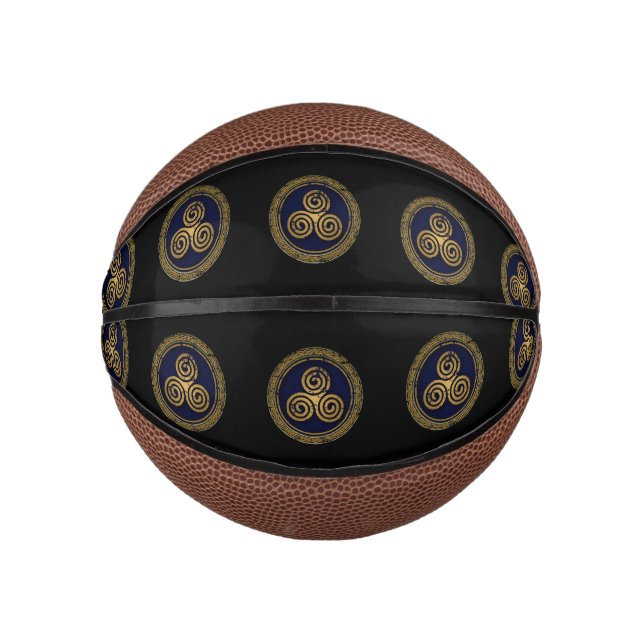 BALÓN DE BALONCESTO CÍRCULO MINI BASKETBALL CELTIC SWIRS (Anverso)
