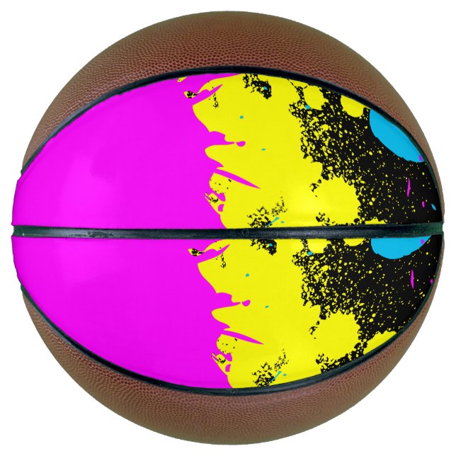 Balón De Baloncesto CMYK Splash (Anverso)