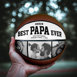 Balón De Baloncesto Collage de fotos moderno de moda PAPA EVENTUAL Gua