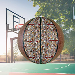 Balón De Baloncesto Collage de gatos de corte