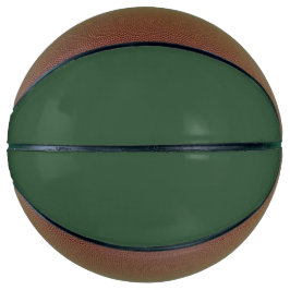 Balón De Baloncesto Color negro verde esmeralda sólido
