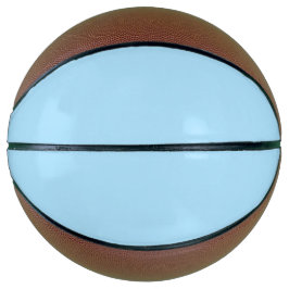 Balón De Baloncesto Color sólido azul de hielo | Clásica | Elegante