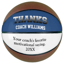 Balón De Baloncesto Colores cambiables Gracias Equipo entrenador