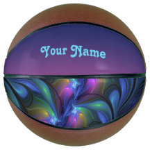 Colorido Abstracto Azul Rosa Verde Fractal Nombre 