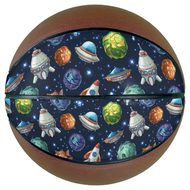 Balón De Baloncesto Comic Space Basketball (Anverso)