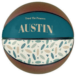 Balón De Baloncesto Confiar En El Proceso De Baloncesto Personalizado