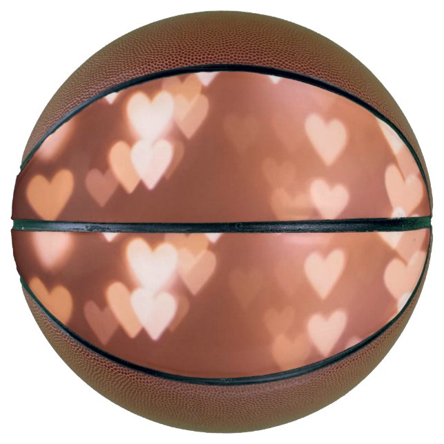 BALÓN DE BALONCESTO CORAZONES DIARIOS DE PINK VALENTINE (Anverso)