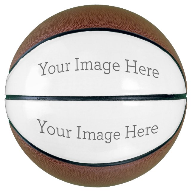 Pelota de baloncesto personalizada, Tamaño natural (Anverso)
