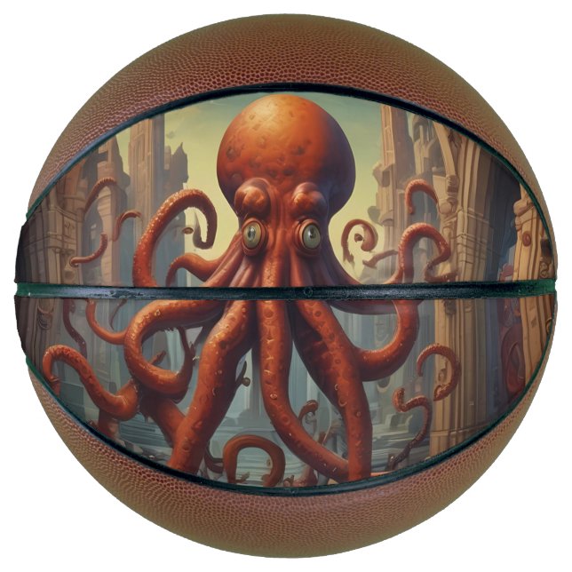 Balón De Baloncesto Cthulhu Paraíso Perdido (Anverso)
