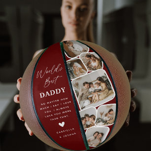 Balón De Baloncesto Cuadrícula de fotos múltiples moderna El mejor pap
