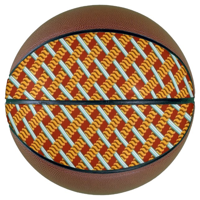 Balón De Baloncesto Cuerda y Tubería (Anverso)