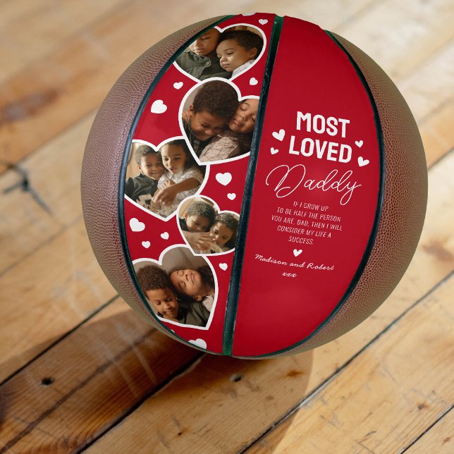 Balón De Baloncesto Cuidada foto del Día de los Padres de Papá Más Que (Subido por el creador)