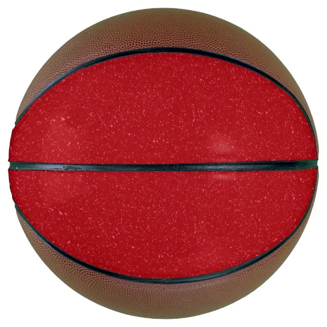 Balón De Baloncesto Custom Tomato Red Noise Basketball Gift (Anverso)