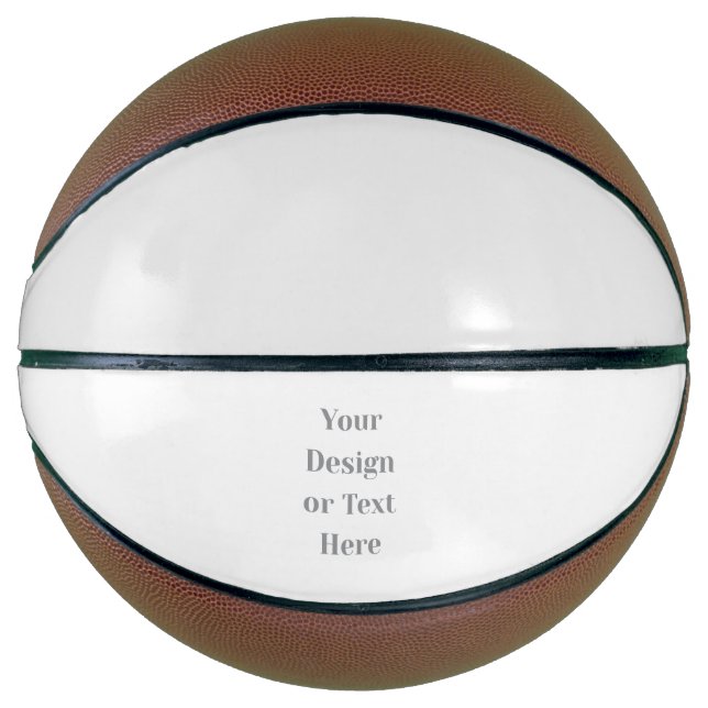 Balón De Baloncesto Customizable Your Design or Text Here Personalized (Anverso)