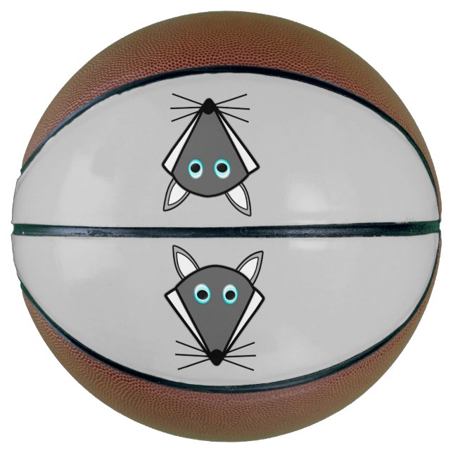 Balón De Baloncesto Cute Halloween Wolf Basketball (Anverso)