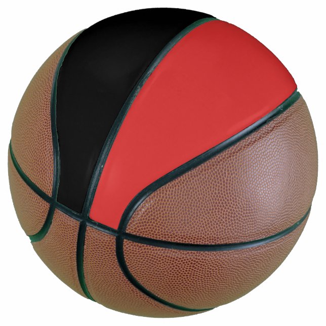 Balón De Baloncesto Deportes elegantes de Banco y Personalizado Rojo (Angular)