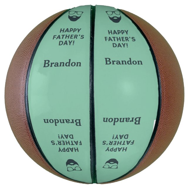 Balón De Baloncesto Día de los padres de Beardman (Vertical)