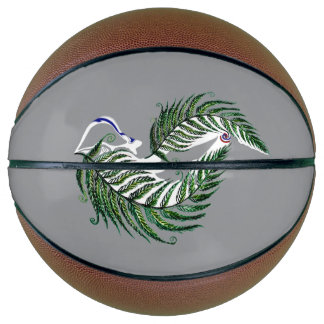 Balón De Baloncesto Diseño de helecho NZ Aotearoa de baloncesto