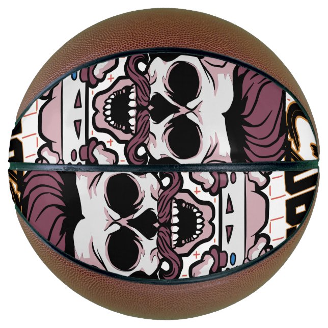 Balón De Baloncesto Diseño de juegos experto en distanciamiento social (Anverso)