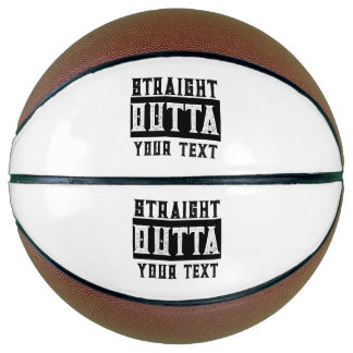 Balón De Baloncesto Divertido 'Directamente Fuera de tu texto'