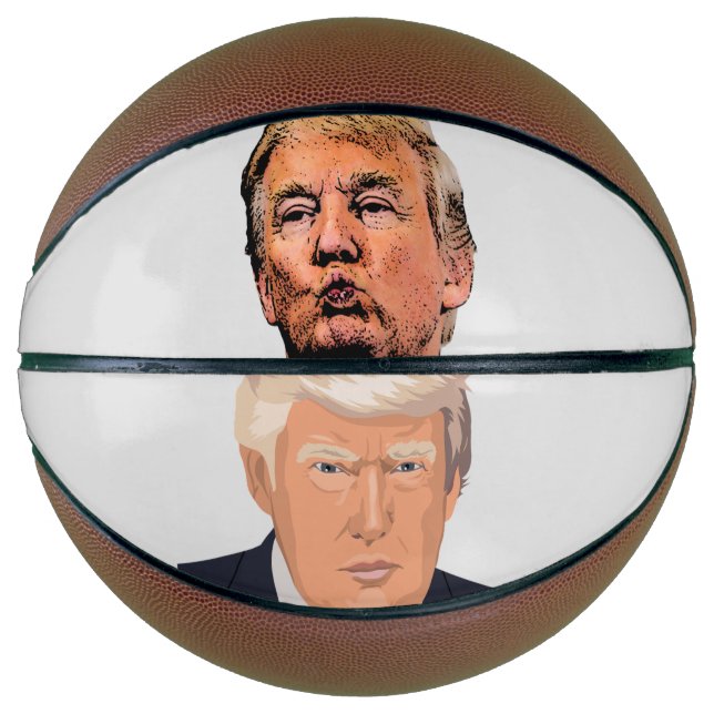 BALÓN DE BALONCESTO DONALD TRUMP BASKETBALL (Anverso)