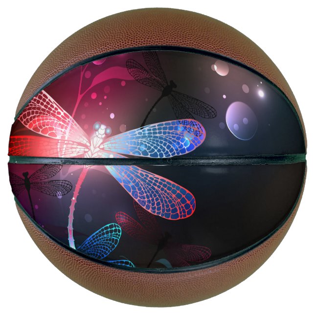 Balón De Baloncesto Dragón rojo (Anverso)