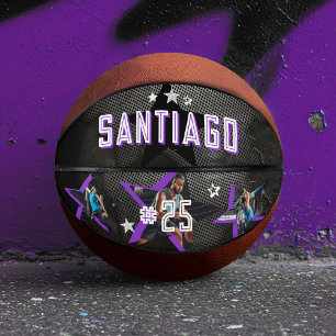 Balón De Baloncesto Edgy All Star Sports Photo Star Design Keepsake