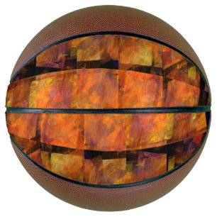 Balón De Baloncesto El arte abstracto de la pared