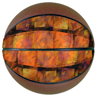 Balón De Baloncesto El arte abstracto de la pared