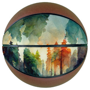 Balón De Baloncesto El bosque (naturaleza)