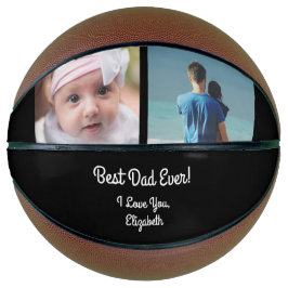 Balón De Baloncesto El Collage de fotos moderno mejor día del padre