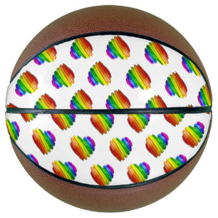 Balón De Baloncesto El corazón tridimensional escultural de SlipperyJo